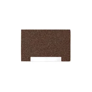 Eco-friendly Coffee Residue Business Card Holder with Button Closure Office Use Silk Screen Printed Logo