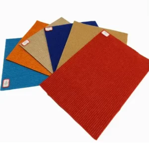 Economical Jacquard Patterned Rib Carpet Rolls 50+ Vibrant Shades Machine Made Latex for Trade Show Booths Banquet Floors