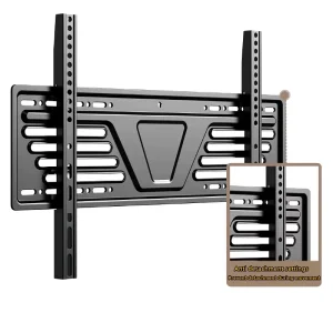 Economy LED LCD Flat Panel TV Wall Mount Bracket Fixed Steel TV Mount for 32” 85” Screens for Office Use
