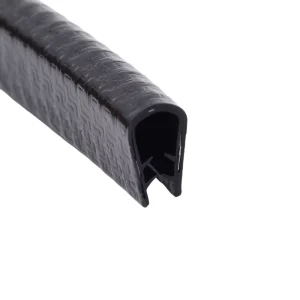 Edge-Wrapped Rubber Strip Door Edge Protection Seal Strip Car Collision Prevention