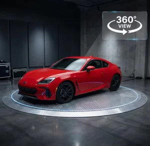 Electric 360-Degree Car Rotating Platform for Garage Parking and Display