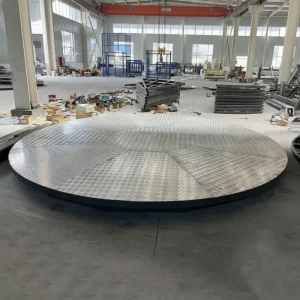Electric 4 m Diameter Car Turntable Rotating Platform, CE and ISO Certified