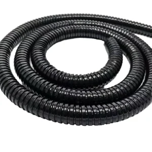 Electric Cable Wire Protection PVC Coated Steel Square Lock Flame Resistant Flexible Conduit