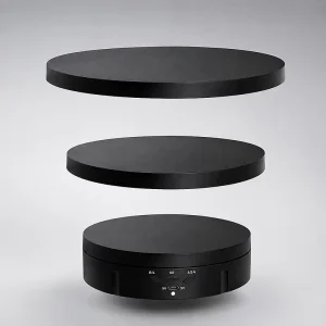 Electric LED Turntable Display Rack 360 Rotating Stand Motorized Showcase Product Stand USB 5V for Jewelry and Watches