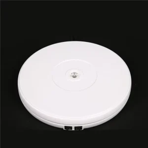 Electric Rotating Display Base, 360-Degree, 15 kg Capacity, Automatic Photography Turntable