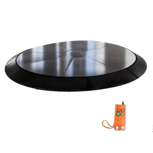Electric Stage Rotating Platform Turntable, 360 Degree Continuous Rotation