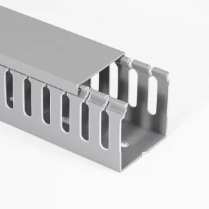 Electrical PVC Cable Trunking Electrical Conduit Trunking Wire Trunking Pipe 60*100 PVC Cable Trunking Pipe Grey White Blue