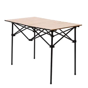 Elevated Metal Folding Camping Picnic Outdoor Table for Warehouse Use