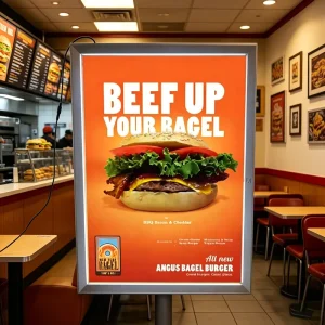 Energy-Saving A1 LED Advertising Light Box for Retail Mall Wall Decor Backlit Poster Frame Menu Sign