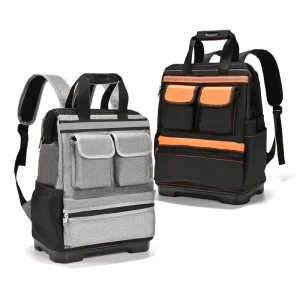 Engineer Electrician Tool Bag Heavy Duty Portable and Durable Mechanical Canvas Functional Tool Pouch Backpack Bag
