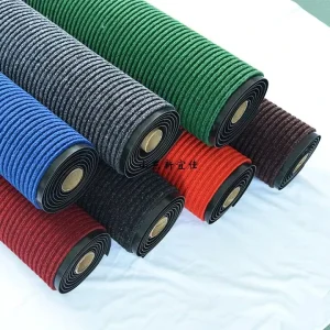Entrance Anti-Slip Non-Woven Twin-Ribbed PVC Roll Carpet Floor Mat