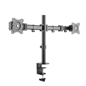 Ergonomic Dual-Screen 180-Degree Swivel LCD Desk Bracket