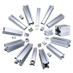European Standard T Slot Industrial Aluminum Profile High Load Bearing Aluminum Extrusion For Test Bench Cabinet