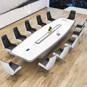 Executive Conference Table and Chair Set for Office Meeting Rooms