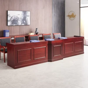 Executive Conference Table and Chair Set for Office Meetings and Training