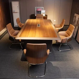 Executive Custom Wooden Office Conference Desk for Meeting Room