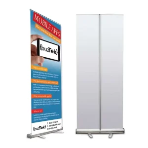 Exhibit Display Sale Custom Single Sided Roll up Banner Kakemono Aluminum Retractable Roll up Banner Stand
