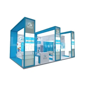 Exhibition Booth With Aluminum Frame and Graphics