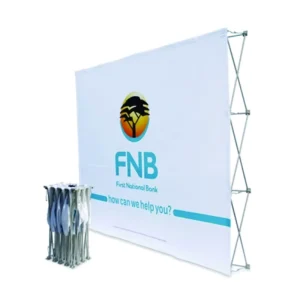 Exhibition Fabric Backdrop Pop-up Booth Banner Stand with Custom Logo