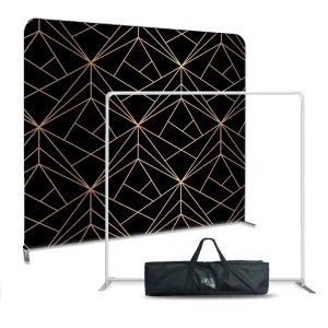 Exhibition Pop up Display Booth Stretch Tension Fabric Display Backdrop Signage Wall for Trade Show Exhibition Conference