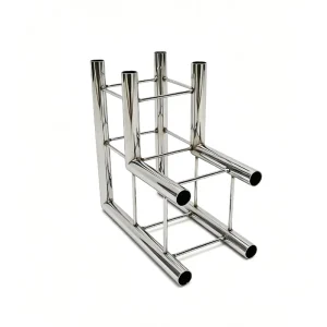 Exhibition Stand Support Components Metal Pipe Fittings for Linking Tubes and Supermarket Rack Display