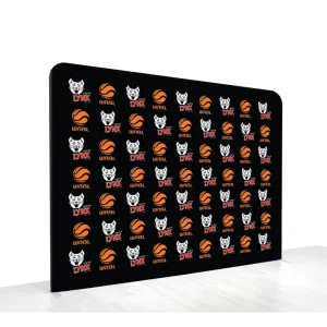 Exhibition Tension Fabric Dye-Sublimation Display with Aluminum Frame and Polyester Knit Stretch Straight Modular Backdrop Banner
