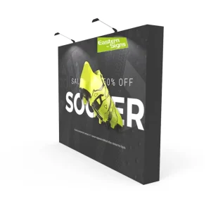 Exhibition Tension Fabric Pop-Up Display Stretch Straight Backdrop Banner Stand