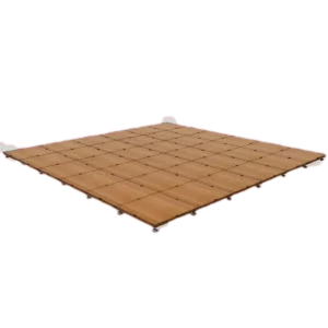 Exhibition Wooden Flooring for Booths and Stands Compatible with LT System