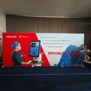 Expo Multistory Advertising Exhibition Stand Booth PVC Aluminium SEG Display Rack Light Box Trade Show Display