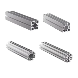 Extruded 6063 Aluminum Profiles for Exhibition Booth Use Eight Way Extrusion for Exhibition Stand