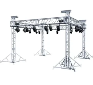 F34/F44 Square Aluminum Alloy Spigot Truss, TUV Certified, Outdoor Waterproof Mobile Concert Truss