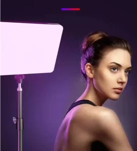 F99 RGB Touch Mini LED Panel Ring Fill Light for Photography and Live Show