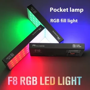 FALOCNEYES F8 Mini Pocket RGB 2500 10000K 10W 60min ABS Material 180g Battery Powered Fill Light with Switch Control