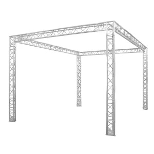 FS F34 Certified TUV Portable Foldable Aluminum Frame Truss Structure Square Triangle Pattern Silver Stage Exhibition Display