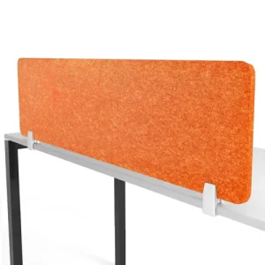 Fabric-Covered Acoustic Desk Screens and Decorative Office Panels with Sound Absorption