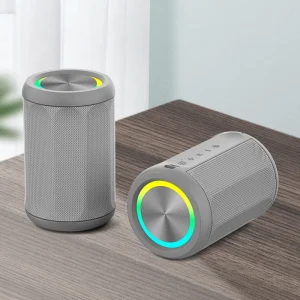 Fabric Portable Speaker Compact Mini Subwoofer TWS Mini RGB Wireless Bass Speaker