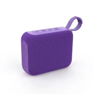 Fabric Portable Stereo Bluetooth Speaker with Bass, Built-in Battery