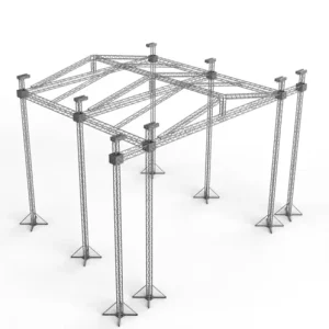 Factory 6061 Aluminum Square Spigot Truss Roof Frame Canopy System for Outdoor Event Stages