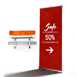 Factory Advertising Rollup Banner Rollup Stand Display for Promotion Retractable Banner 85×200