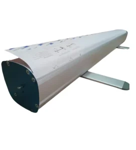 Factory Aluminum-Iron Adjustable Retractable Roll-Up Banner Display Stand with Tool-Free Assembly