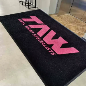 Factory Anti slip Washable Nylon Loop Pile Animal Print Custom Design Door Mat Floor Mat
