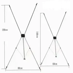 Factory Custom Banner Korean Style X Banner Stand Poster Upright Storage Waterproof UV Coating Portable Carton