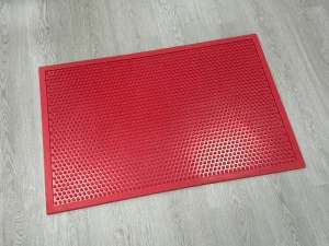Factory Custom High Quality Washable PET Friendly Non Slip Reversible Outdoor Indoor Carpet Rugs 3D Printed Rubber Scraper Logo