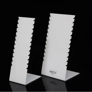 Factory Custom L-Shaped Acrylic Jewelry and Necklace Display Stand