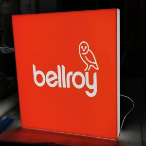 Factory Custom Manufacturer Hanging Rectangle LED Acrylic Light Box Logo Sign