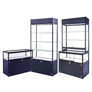 Factory Customized Modern Retail Display Cabinet Jewelry Glass Display Cabinet