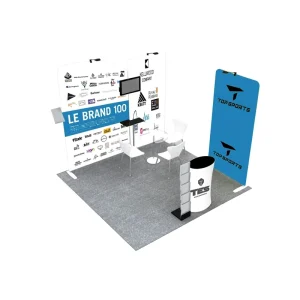 Factory Direct Aluminium Exhibit Kit Exhibition Display Stand Commercial Portable Trade Show Exhibition Booth