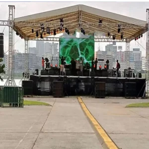 Factory Direct Aluminum Stage Truss Mobile DJ Portable Lighting Stand Display