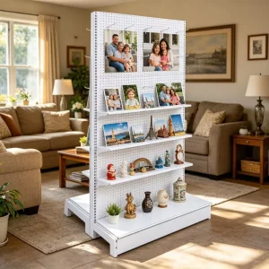 Factory Direct Beauty Products Display Cabinet with Tiered Stand for Perfume Shop