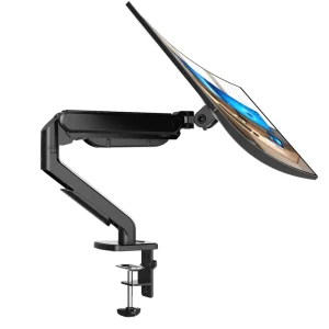 Factory Direct Black Adjustable Aluminum Alloy Monitor Arm for 17 to 32 Inch LED LCD Screens, 2 to 9 kg